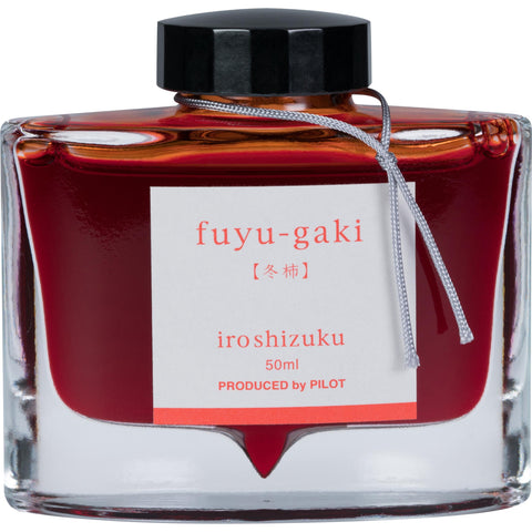 Pilot Iroshizuku Fuyu-Gaki (Winter Persimmon/Deep Orange) 50ml Bottled Ink