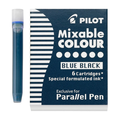 Pilot Parallel Mixable Ink Cartridges - Blue-Black