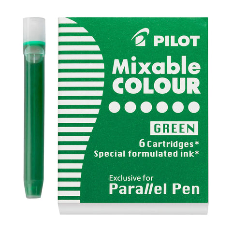 Pilot Parallel Mixable Ink Cartridges - Green