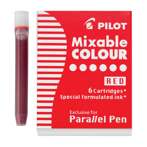 Pilot Parallel Mixable Ink Cartridges - Red