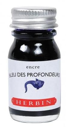 Jacques Herbin Bleu des Profondeurs Bottled Ink - 10 mL Bottled Ink