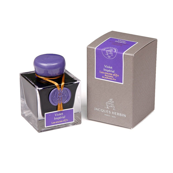 Jacques Herbin 1670 Violet Imperial - 50 mL Bottled Ink – Lemur Ink