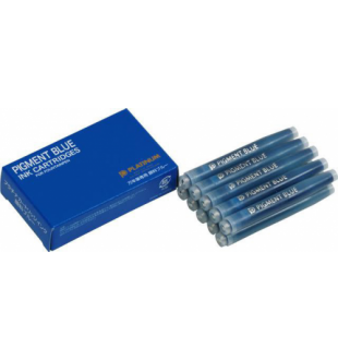 Platinum Pigmented Blue - Ink Cartridges (10)