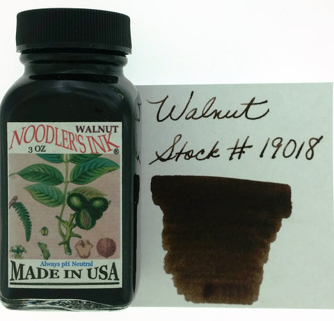 Noodler's Walnut Fountain Pen Ink (3 oz bottle)