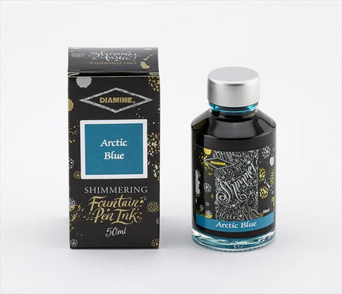Diamine Shimmer Ink - Arctic Blue