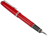 Pilot Falcon Fountain Pen - Red/Rhodium