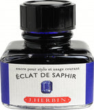 Jacques Herbin Eclat de Saphir - 30 mL Bottled Ink