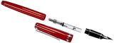Pilot Falcon Fountain Pen - Red/Rhodium