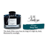 Pilot Iroshizuku Tsuki-Yo (Moonlight Deep Teal) 50ml Bottled Ink