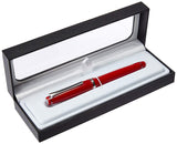 Pilot Falcon Fountain Pen - Red/Rhodium