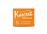 Kaweco Sunrise Orange Ink Cartridges (6)
