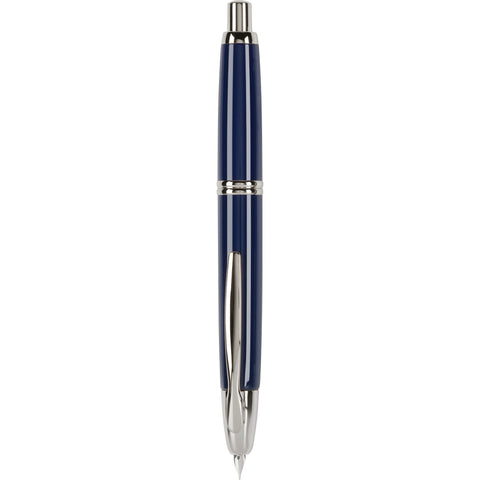 Pilot Vanishing Point Fountain Pen - Blue/Rhodium