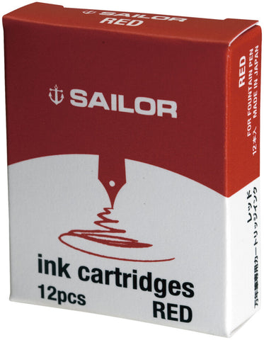 Sailor Red - Fountain Pen Ink Cartridges