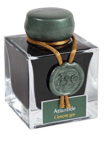Jacques Herbin 350 Vert Atlantide - 50 mL Bottled Fountain Pen Ink