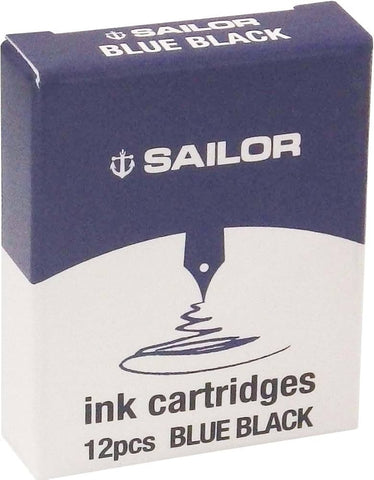 Sailor Blue Black - Fountain Pen Ink Cartridges