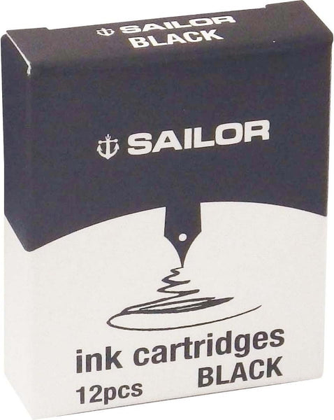 Sailor Black - Fountain Pen Ink Cartridges – Lemur Ink