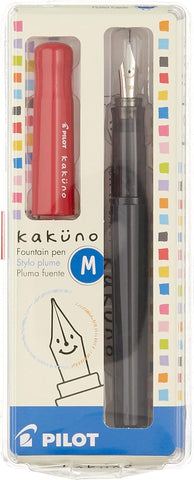 Pilot Kakuno Fountain Pen - Red/Gray