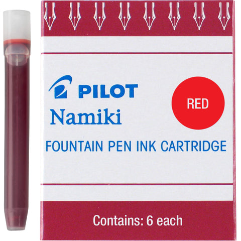 Pilot IC-50 Ink Cartridges - Red