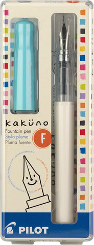 Pilot Kakuno Fountain Pen - Turquoise/White