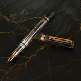 TWSBI ECO Fountain Pen - Black Marble w/ Bronze