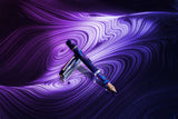 Nahvalur Schuylkill Cichlid Purple Fountain Pen