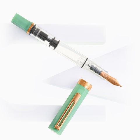 TWSBI ECO Fountain Pen - Jade Jelly w/Bronze