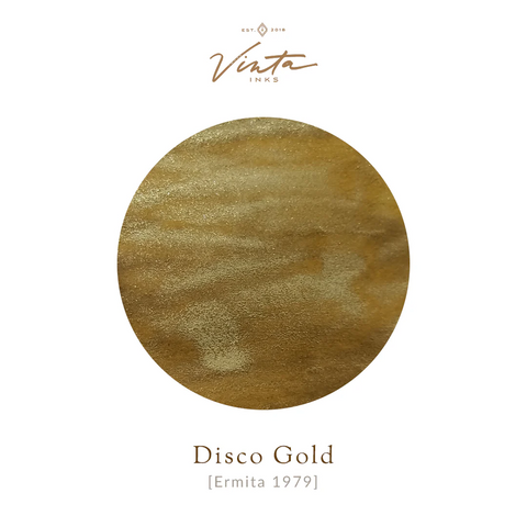 Vinta Inks Disco Gold [Ermita 1979] - 30 mL Bottled Fountain Pen Ink