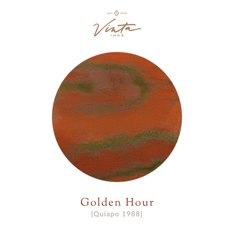 Vinta Inks Golden Hour [Quiapo 1988] - 30 mL Bottled Fountain Pen Ink