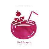 Vinta Inks Red Sangria [Bahalina 1521] - 30 mL Bottled Ink