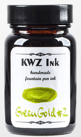 KWZ Green Gold #2 - (60 mL Bottled Ink)