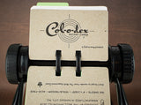 Col-o-dex Rotary Cards