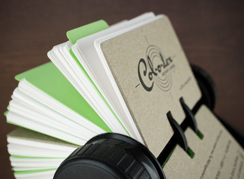 Col-o-dex Rotary Cards