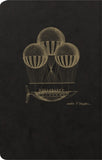 Clairefontaine Flying Spirit Notebook - Black Sewn (48 Sheets)