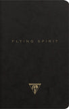Clairefontaine Flying Spirit Notebook - Black Clothbound (96 Sheets)