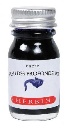 J. Herbin Bleu des Profondeurs Bottled Ink (10ml Bottle)