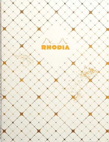 Rhodia Heritage Sewn Spine Notebook - Checkered, Lined (9 3/4 x 7 1/2)