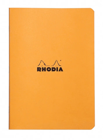 Rhodia Classic Staplebound Notebook Orange (6 x 8.25") - Lined