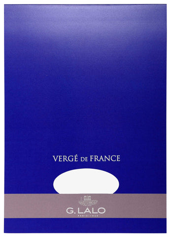 G. Lalo Vergé de France A4 Stationary Tablet - White