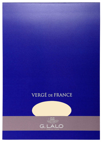 G. Lalo Vergé de France A4 Stationary Tablet - Ivory