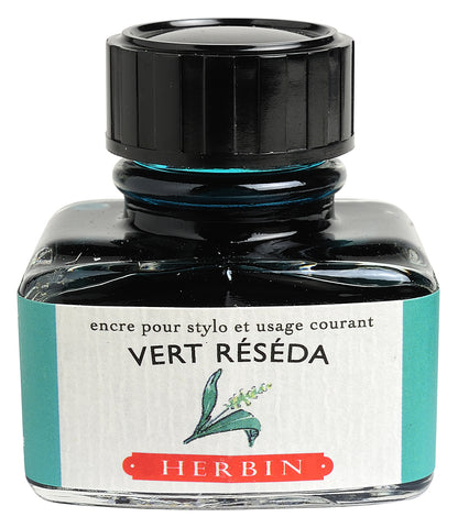 J. Herbin Vert Réséda (Reseda Green)  Fountain Pen Ink - 30ml Bottle