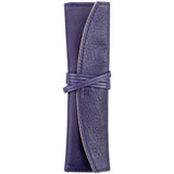 Pilot Pensemble Leather Pen Roll Case - 1 Pen - Violet