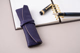 Pilot Pensemble Leather Pen Roll Case - 1 Pen - Violet