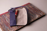 Pilot Pensemble Leather Pen Roll Case - 1 Pen - Violet