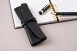 Pilot Pensemble Leather Pen Roll Case - 1 Pen - Black (Long)