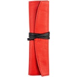 Pilot Pensemble Leather Pen Roll Case - 1 Pen - Red (Long)
