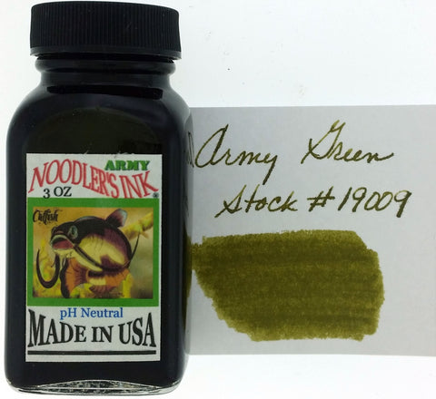 Noodler's Ink Army Green - 3 oz Bottled Ink