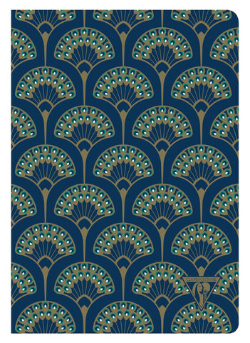 Clairefontaine Neo Deco Lined Notebook - Peacock (A5)