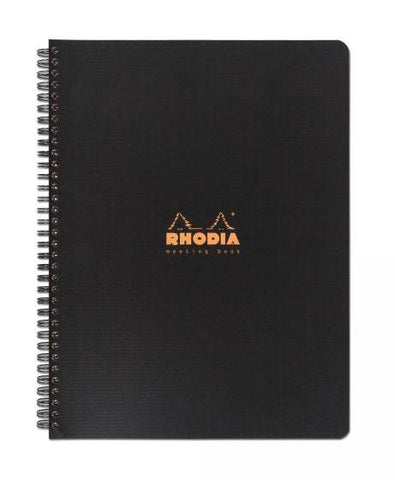 Rhodia Meeting Book A4 (9 x 11.75) Black