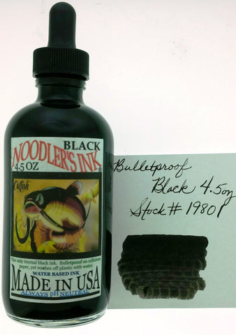 Noodler's Bulletproof Black Ink (4.5 oz Bottle)