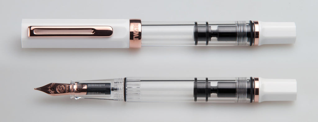 TWSBI Eco Fountain Pen - Creme w/ Rosegold - Fine